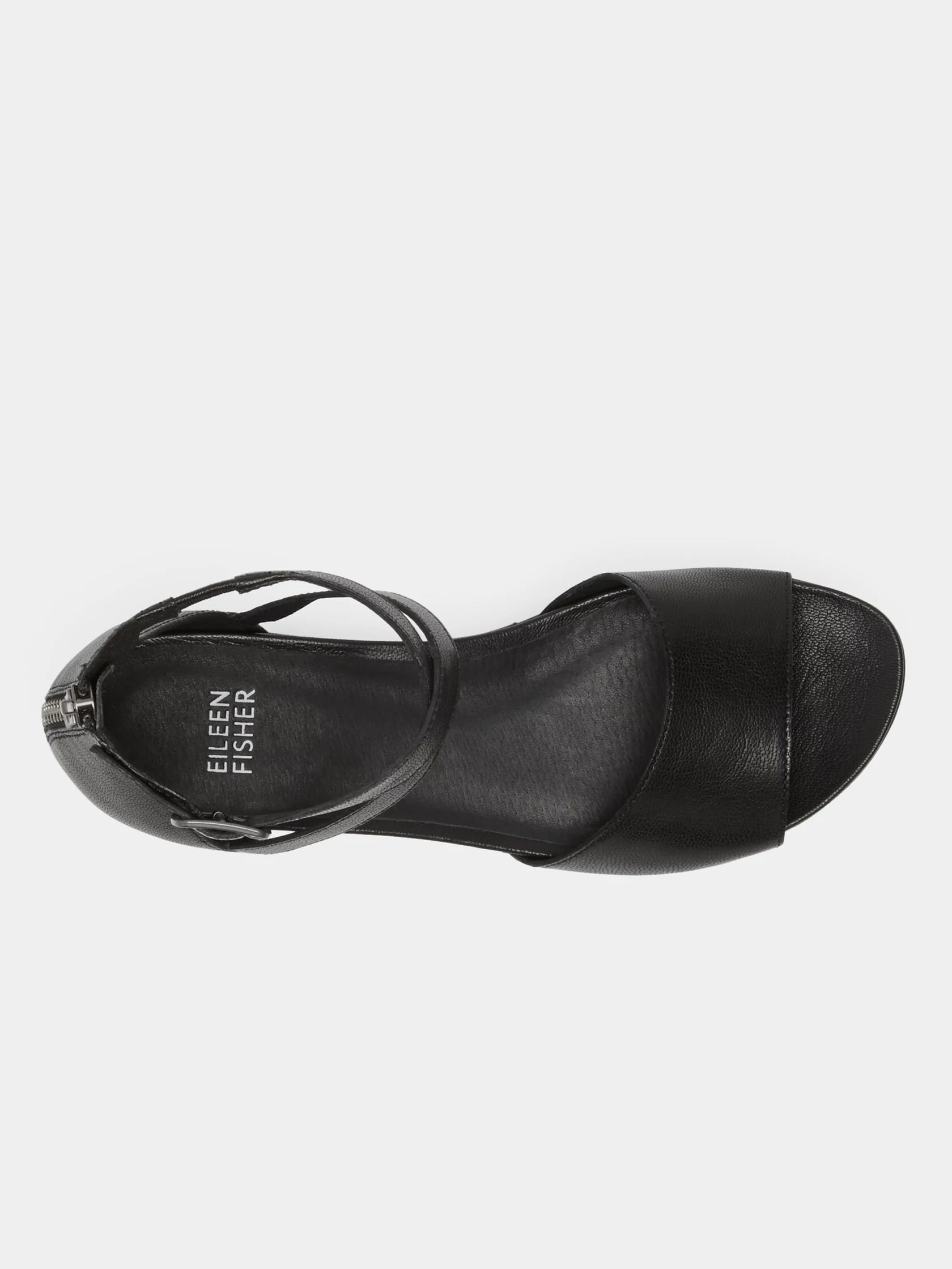 Emmy Tumbled Leather Wedge Sandal