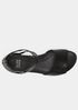 Emmy Tumbled Leather Wedge Sandal