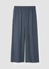 Silk Georgette Crepe Wide-Leg Pant