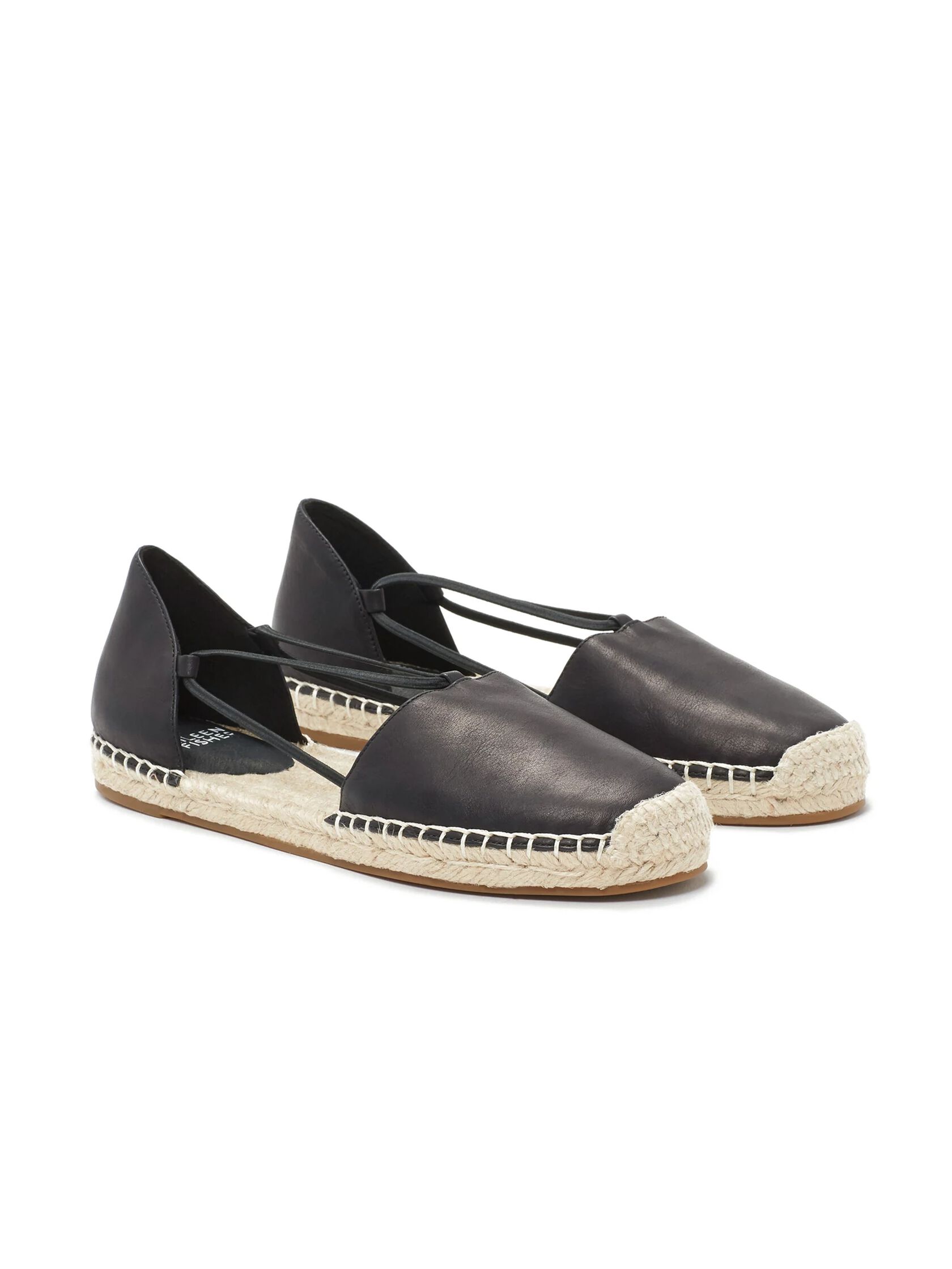 Lee Washed Leather Espadrille
