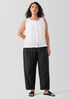 Washed Organic Cotton Poplin Lantern Pant