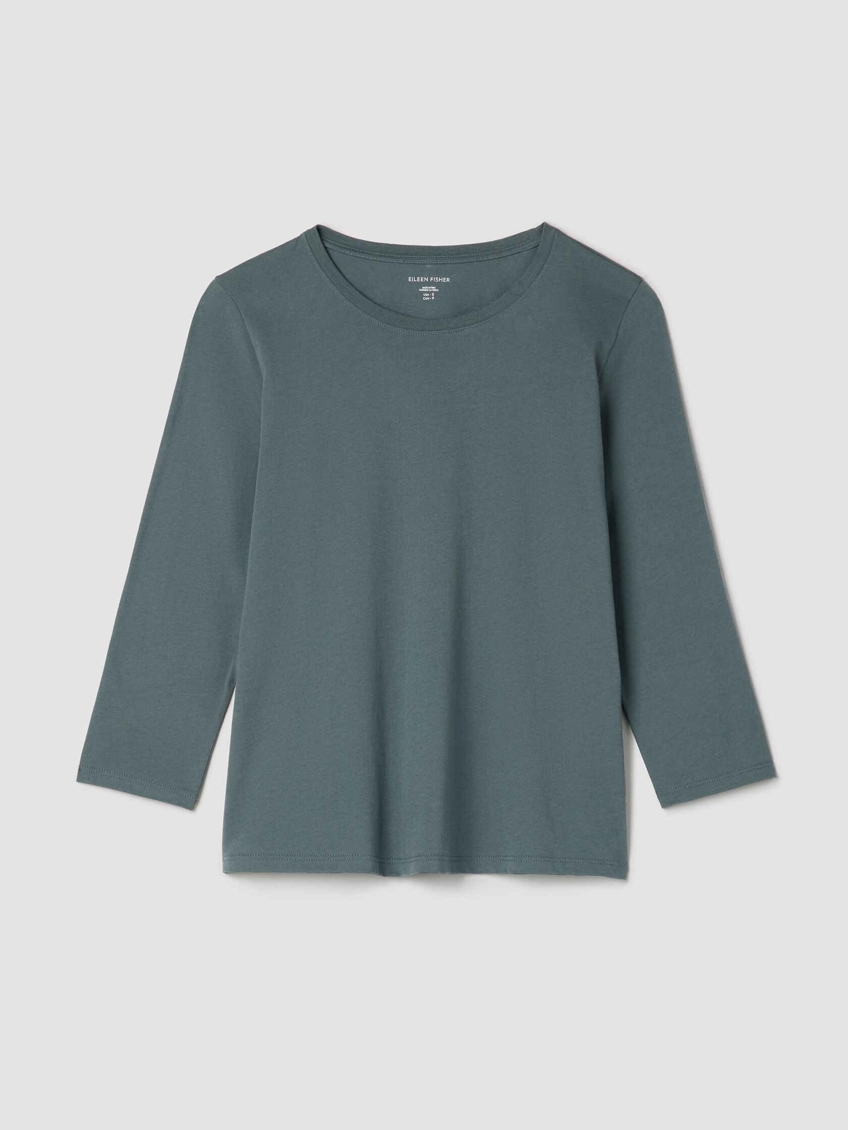 Organic Pima Cotton Jersey Long-Sleeve Tee