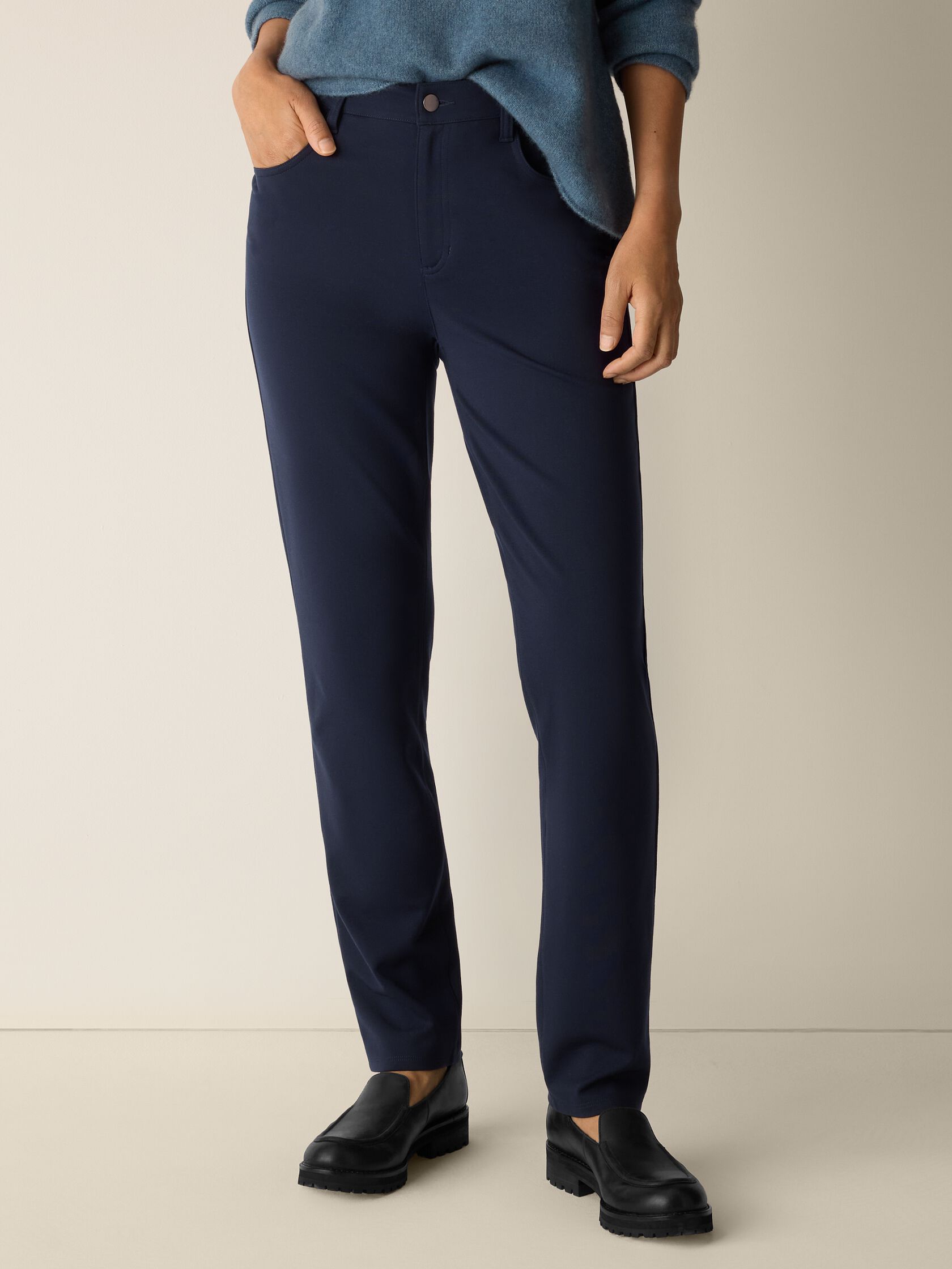 Washable Flex Ponte Slim Jean