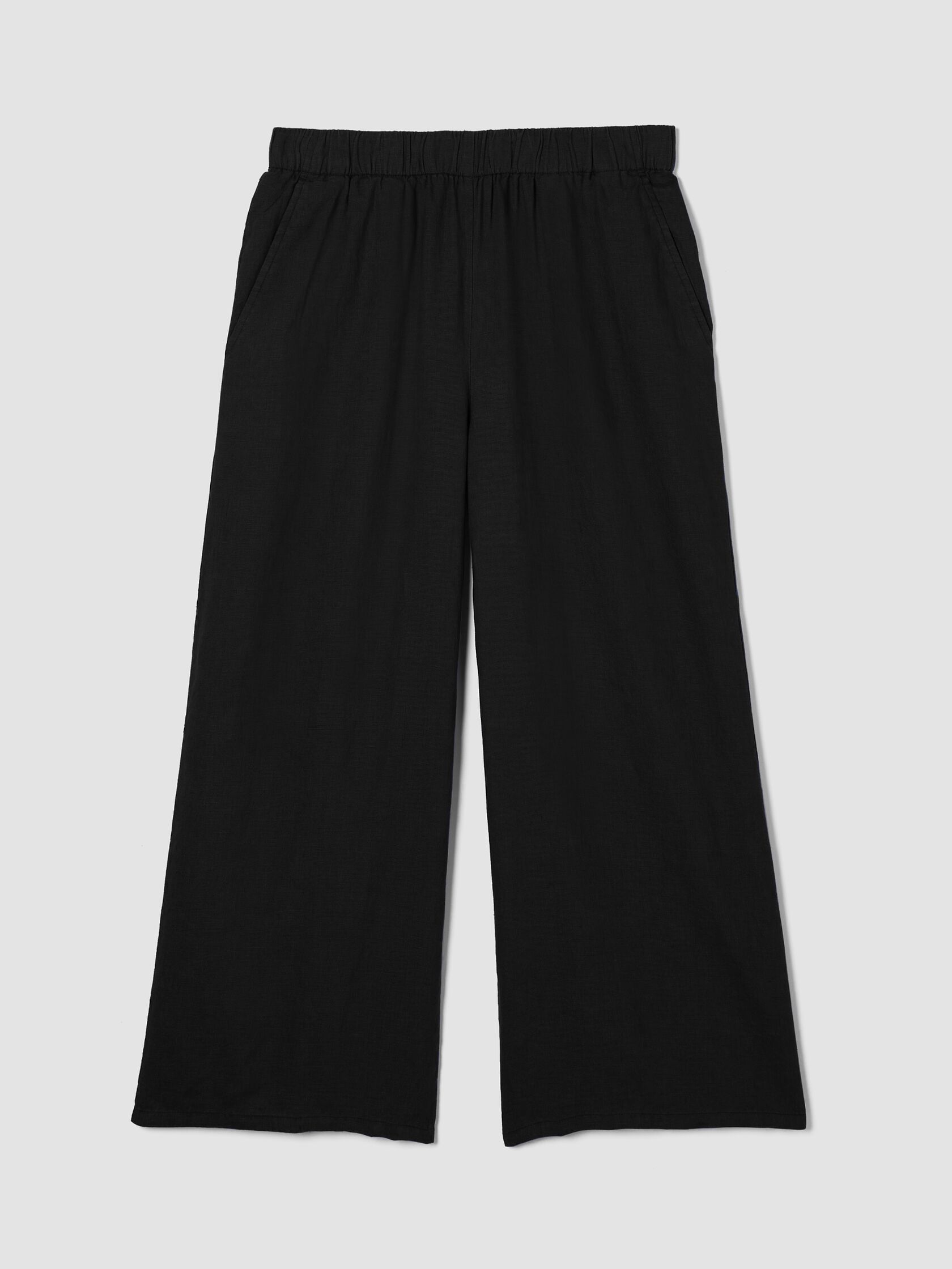 Organic Linen Wide-Leg Pant