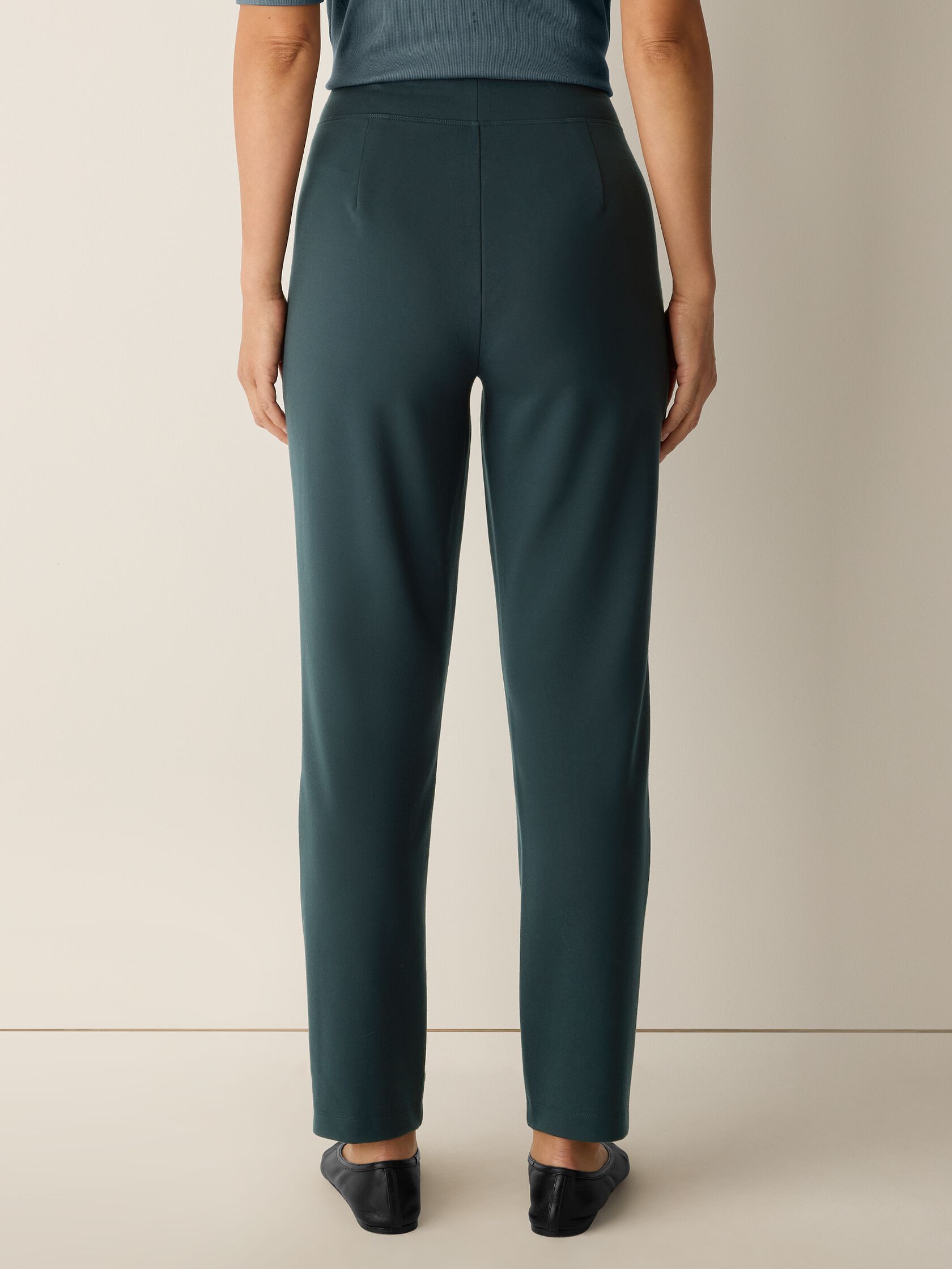 Washable Flex Ponte Slim Pant