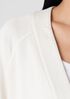 Garment-Dyed Terry Long Cardigan