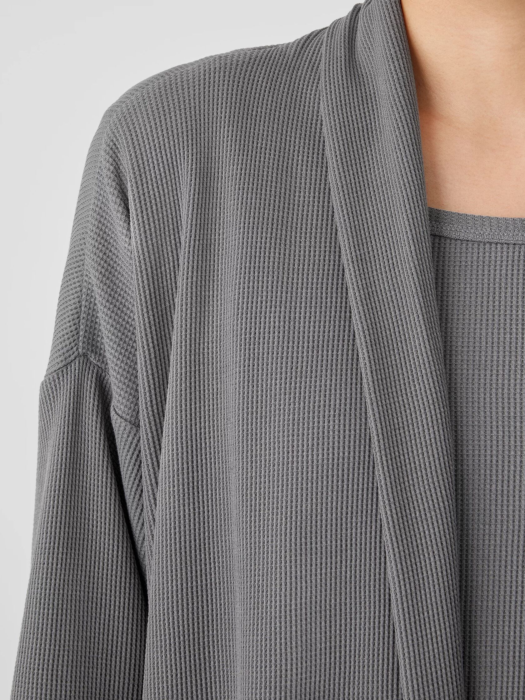 Cozy Organic Cotton Thermal Sleep Cardigan