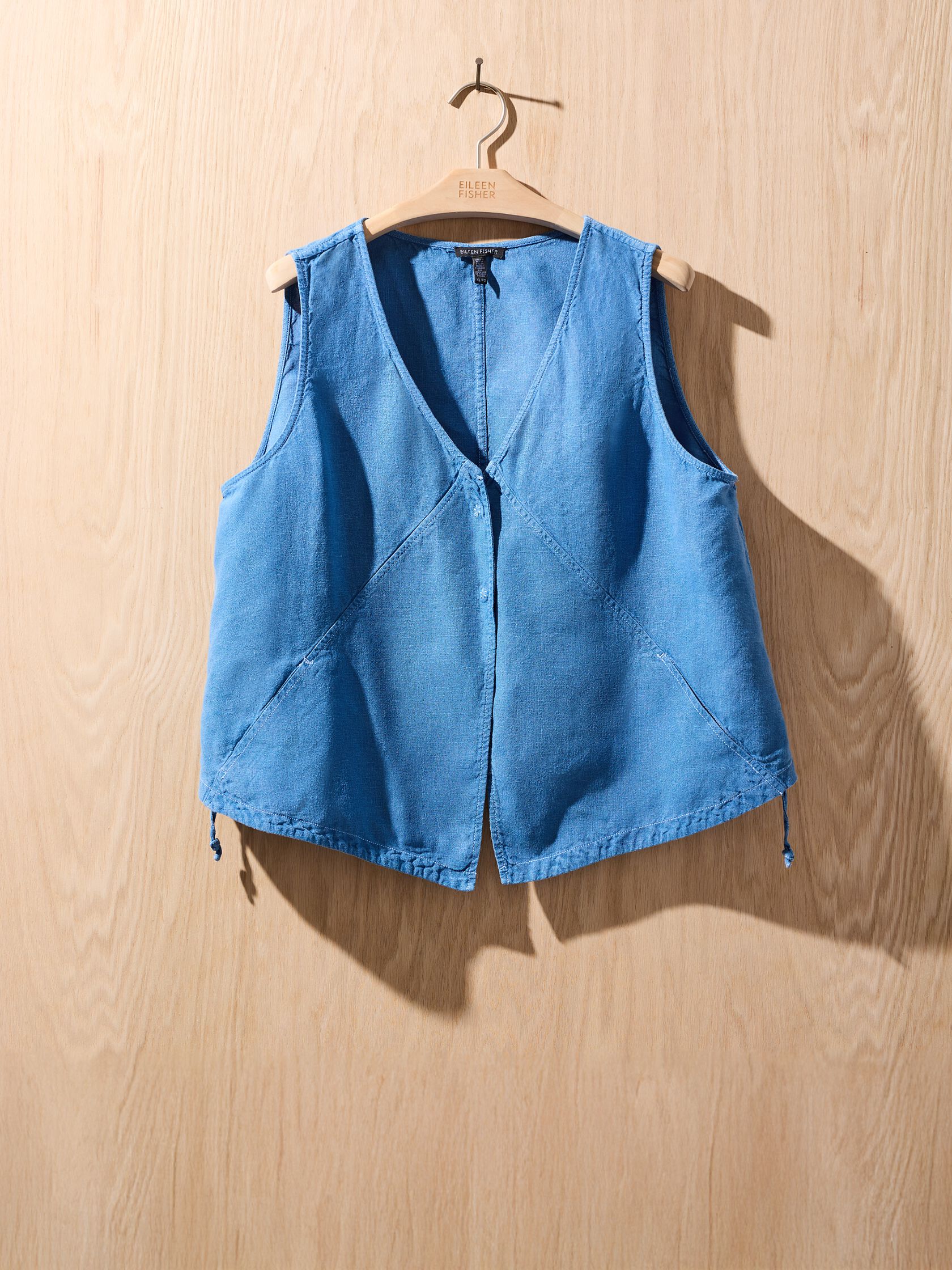 Renew Heavy Linen Vest, L