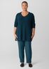 Cotton Fluff V-Neck Top