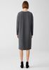 Stretch Jersey Knit Crew Neck Dress