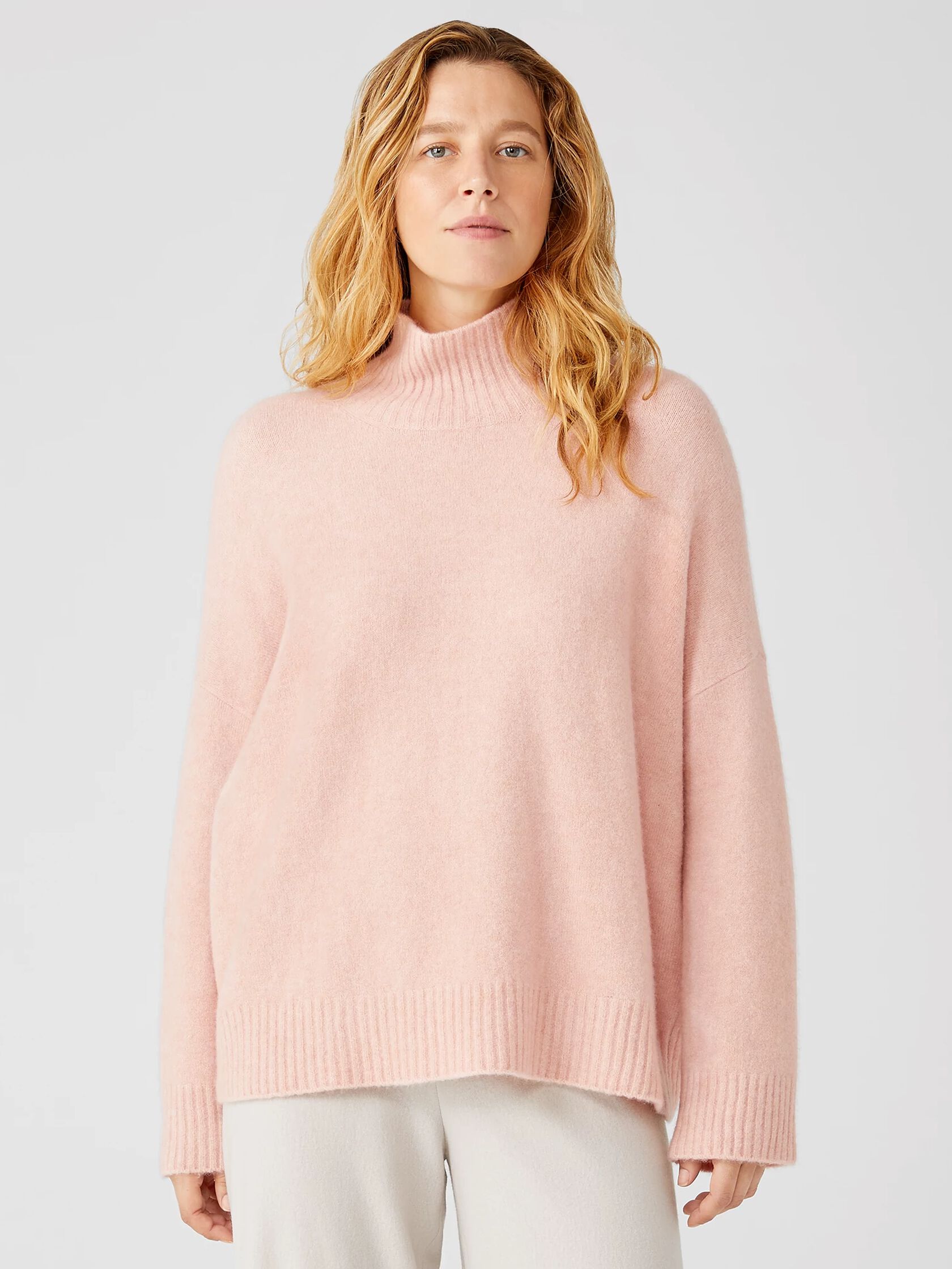 Cashmere Silk Bliss Turtleneck Box-Top