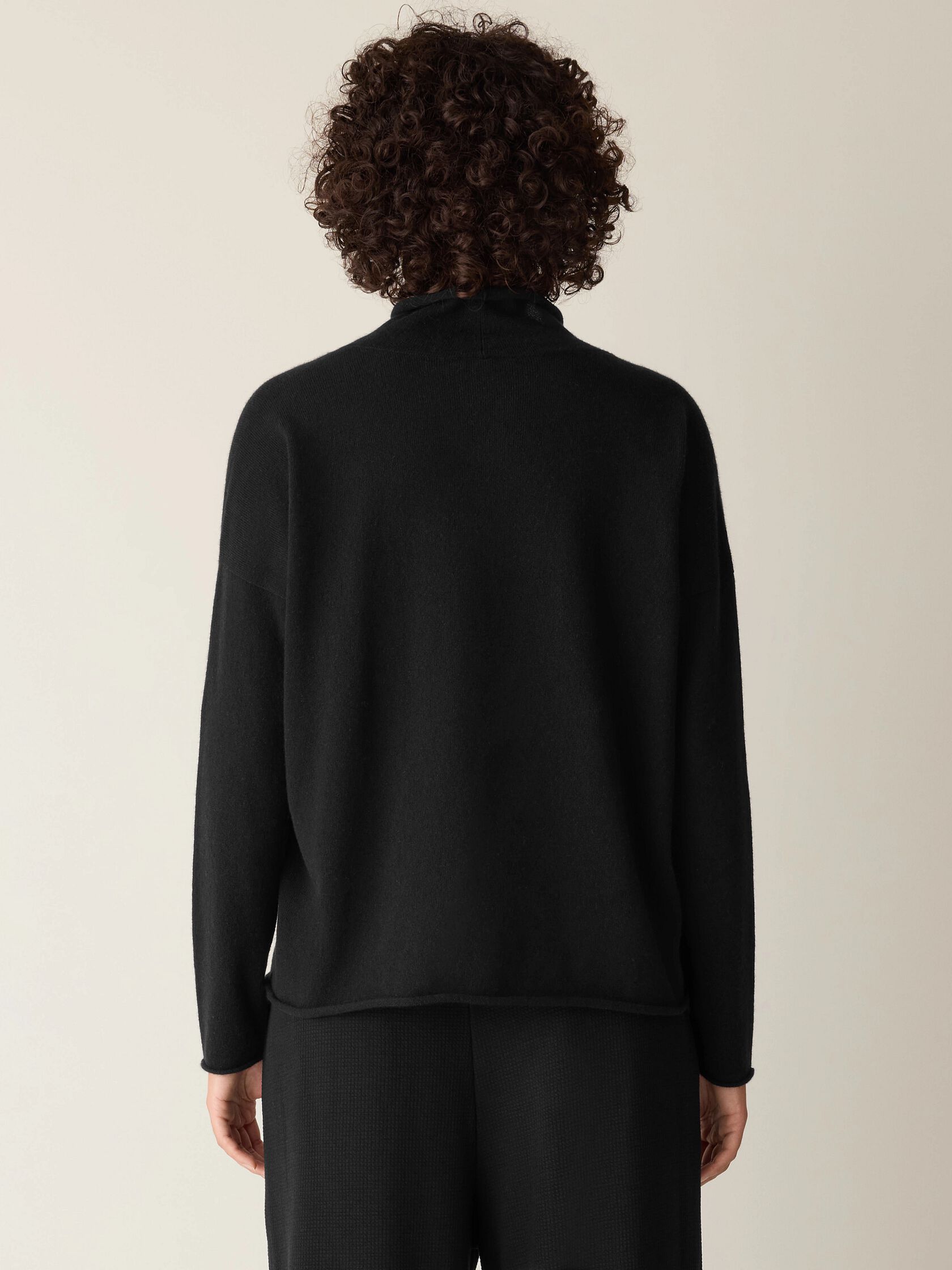 Italian Cashmere Turtleneck Top