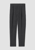 Puckered Organic Linen Tapered Pant