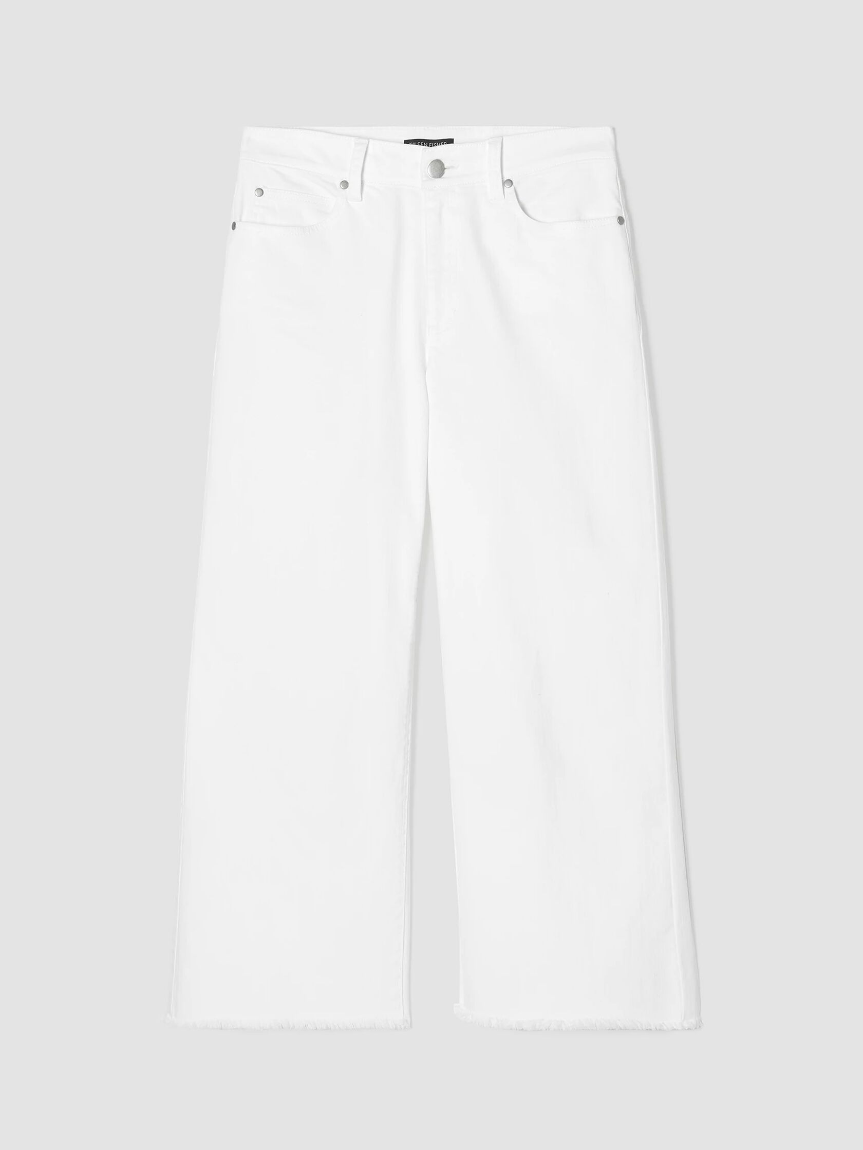Organic Cotton Denim Wide-Leg Jean