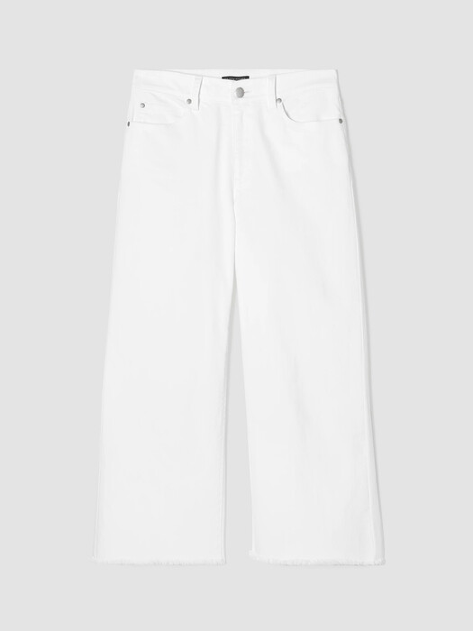 Organic Cotton Denim Wide-Leg Jean