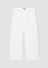 Organic Cotton Denim Wide-Leg Jean