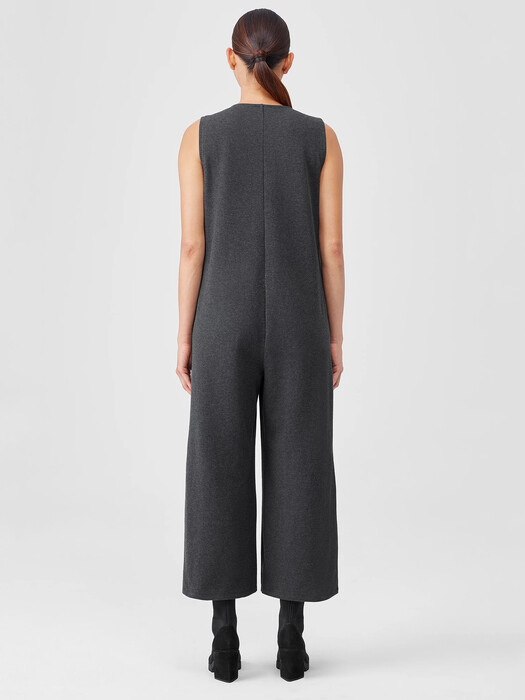 Organic Cotton Melange Crepe Jumpsuit