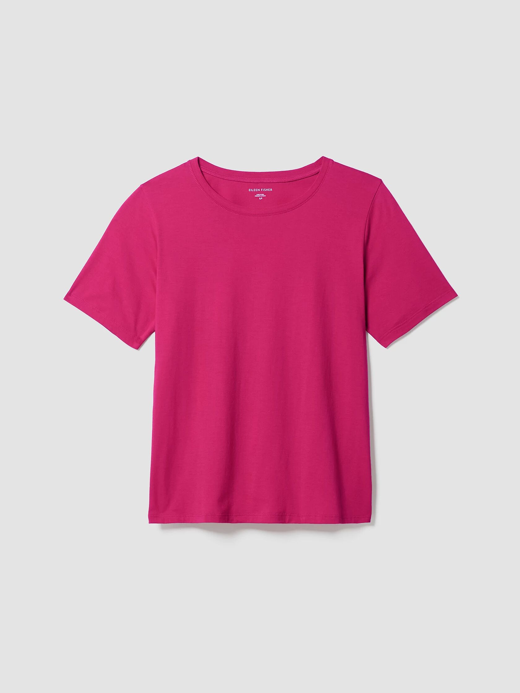 Organic Pima Cotton Jersey Round Neck Tee