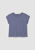 Striped Organic Cotton Slub Crew Neck Tee