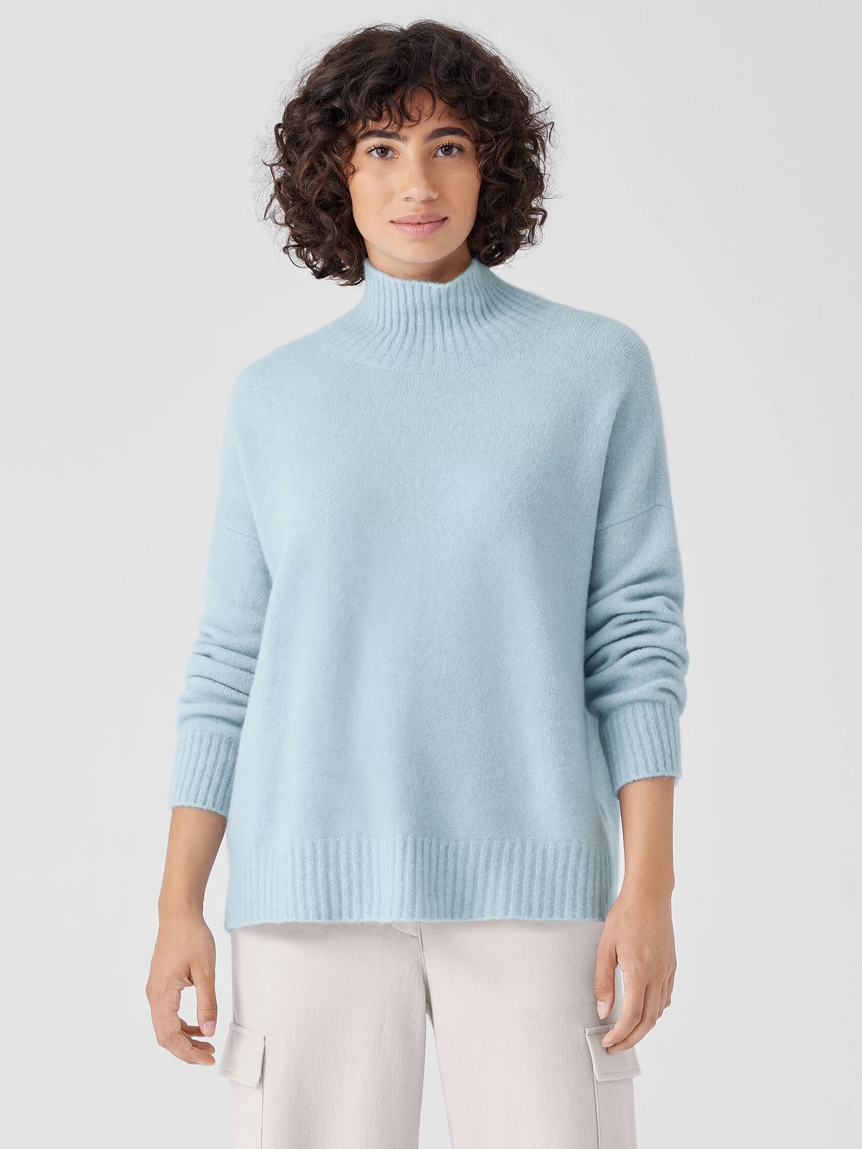 Cashmere Silk Bliss Turtleneck Box-Top