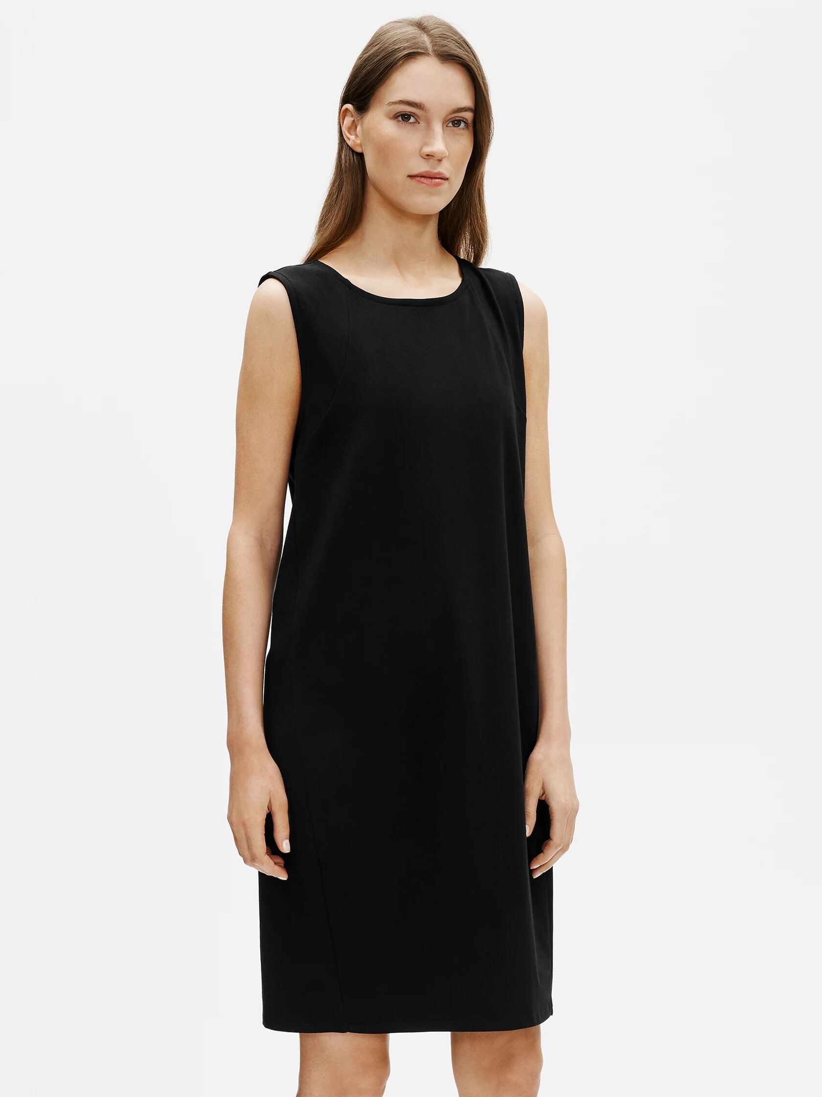 Traceable Organic Cotton Stretch Lantern Dress