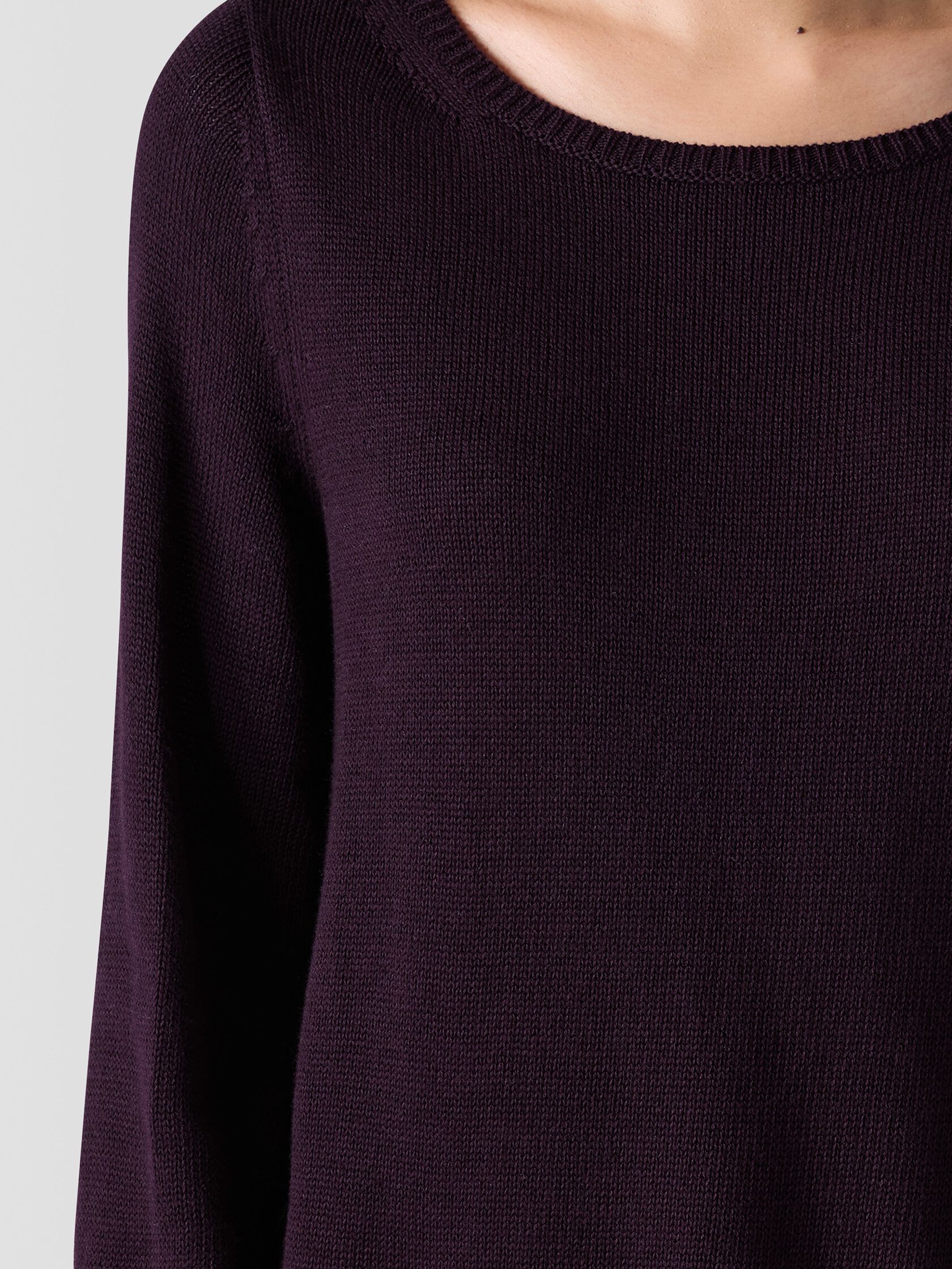 Peruvian Cotton Blend Bateau Neck Top