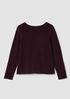 Peruvian Cotton Blend Bateau Neck Top
