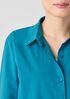 Washed Organic Cotton Poplin Classic Collar Shirt