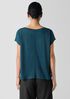 Organic Linen Jersey V-Neck Tee