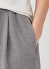 Heathered Organic Cotton Lantern Pant