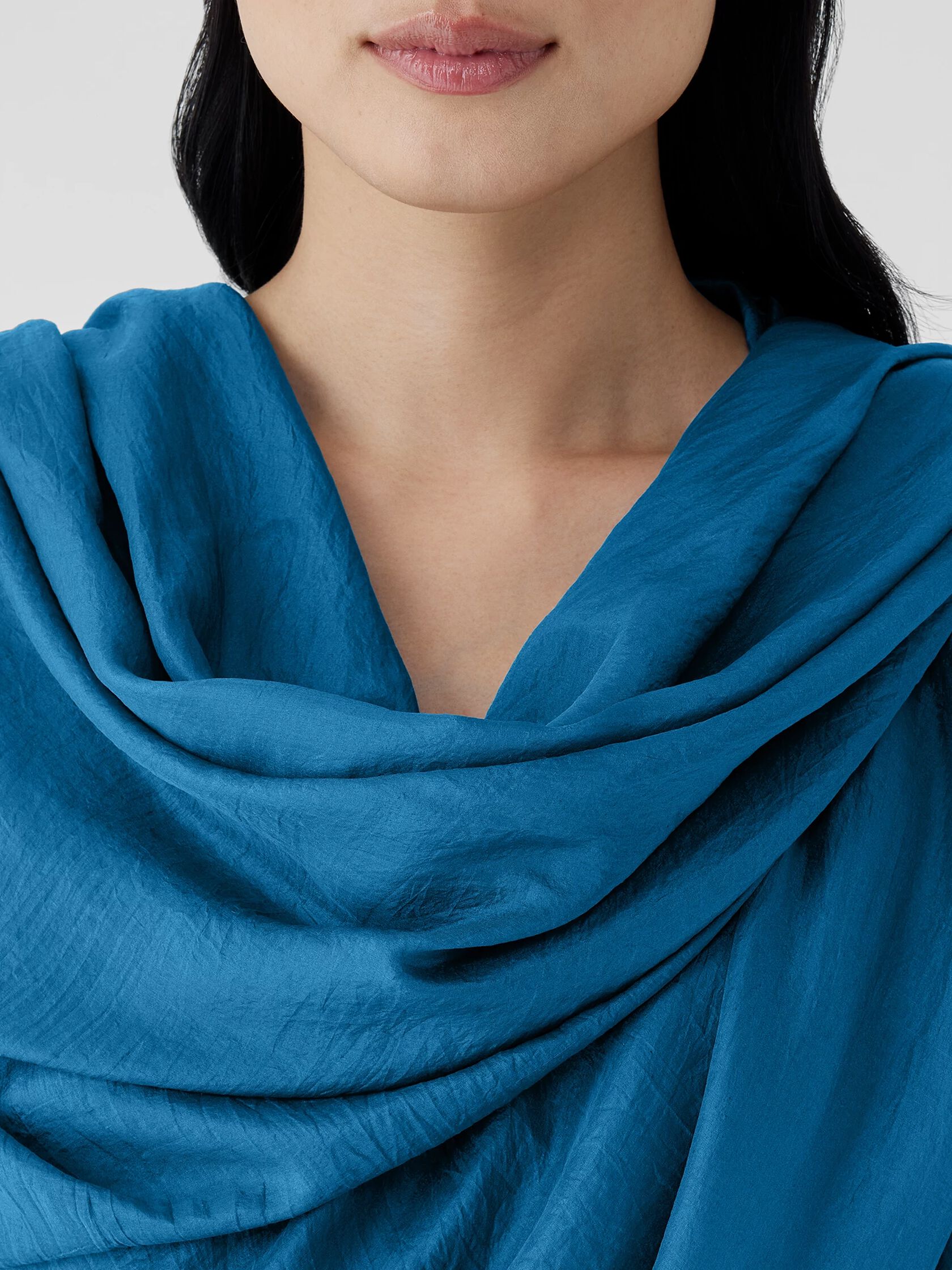 Washed Silk Parachute Scarf