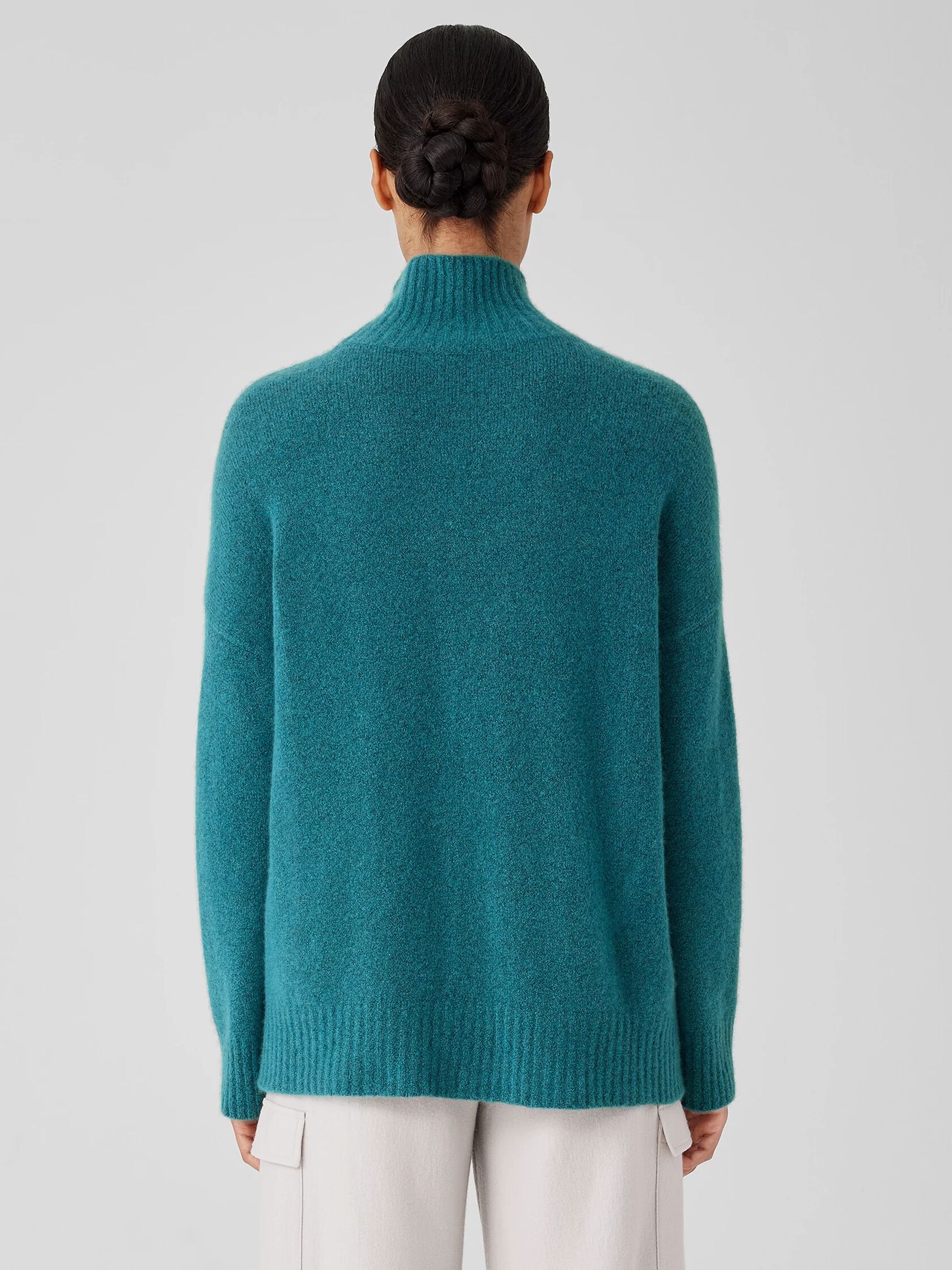 Cashmere Silk Bliss Turtleneck Box-Top