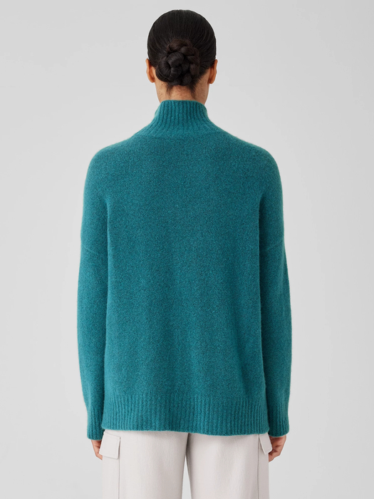 Cashmere Silk Bliss Turtleneck Box-Top