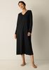 Organic Cotton Interlock V-Neck Sleep Dress