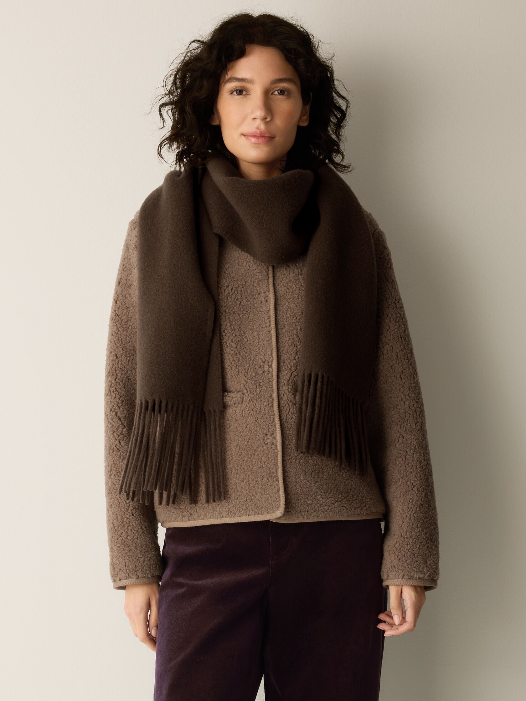 Cozy Woven Wool Scarf
