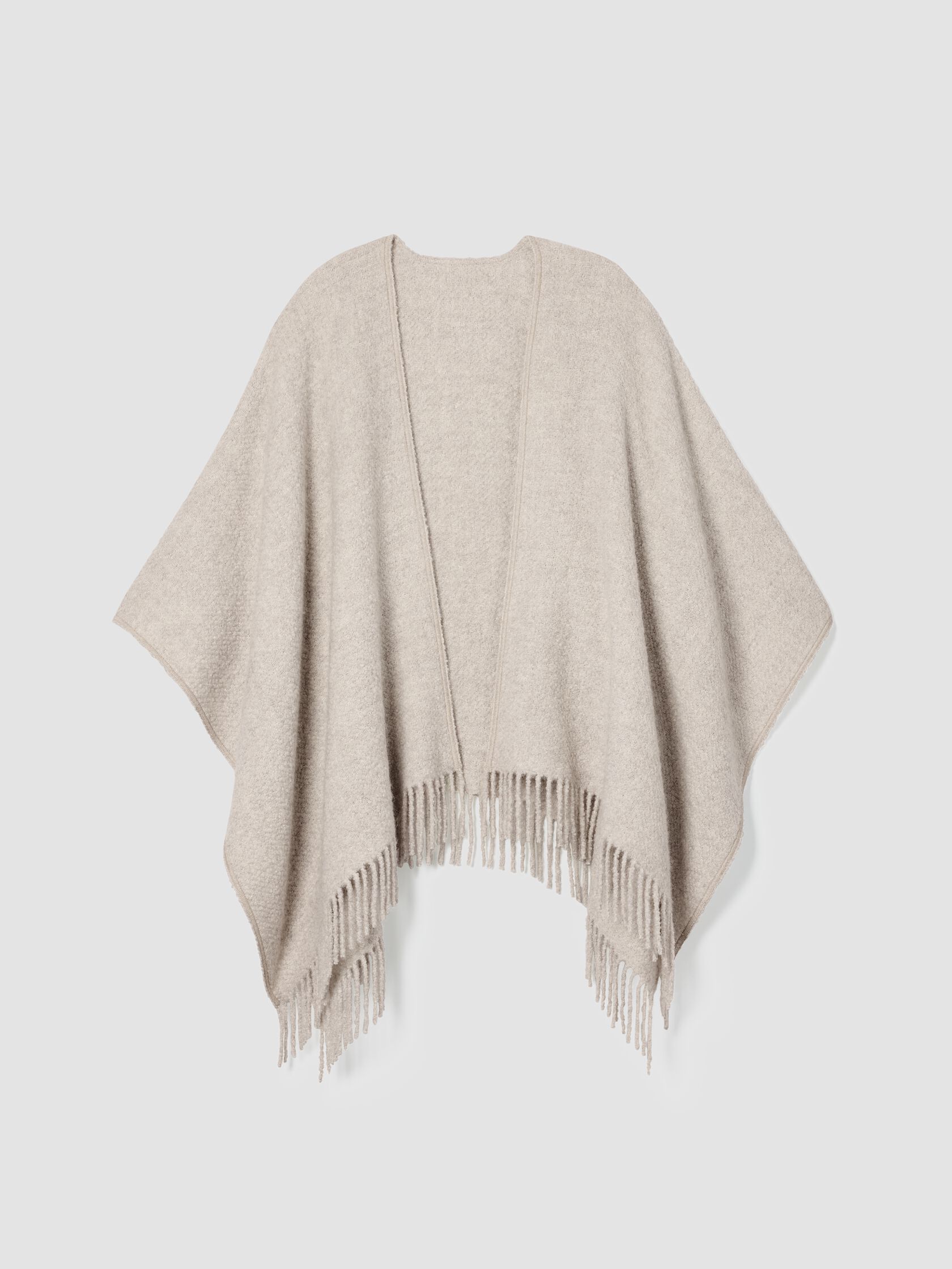 Alpaca Silk Boucle Poncho
