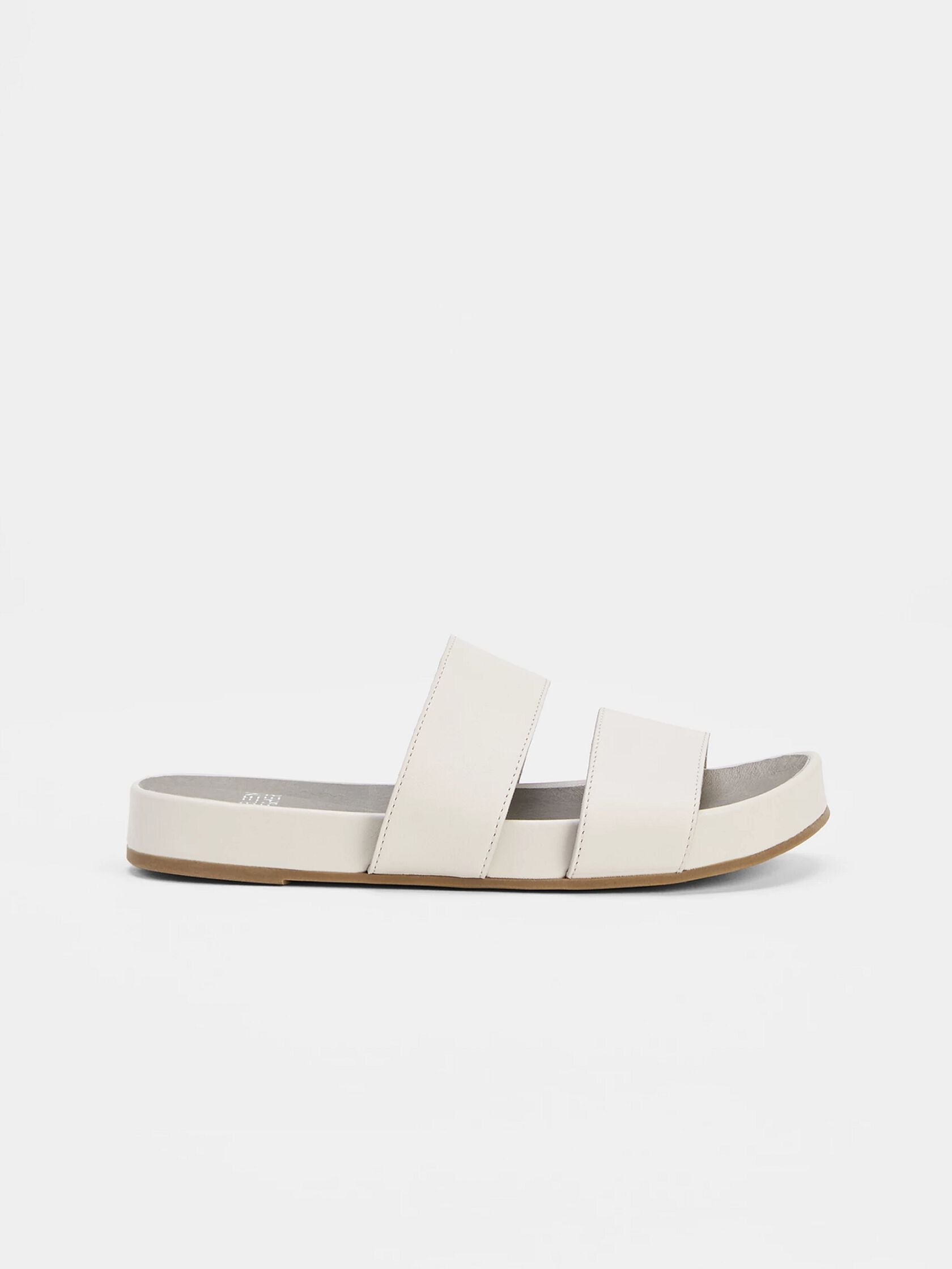 Deed Smooth Leather Slide Sandal