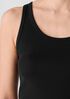 Organic Cotton Stretch Rib Scoop Neck Tank