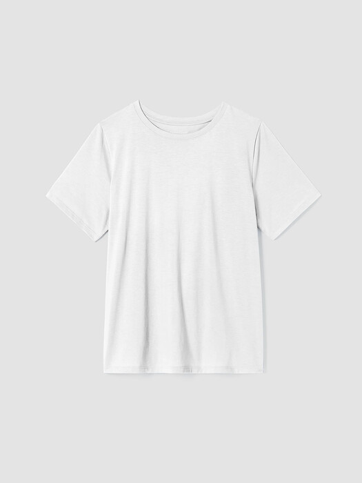 Organic Pima Cotton Jersey Round Neck Tee