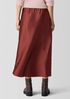 Stretch Silk Charmeuse Bias Skirt