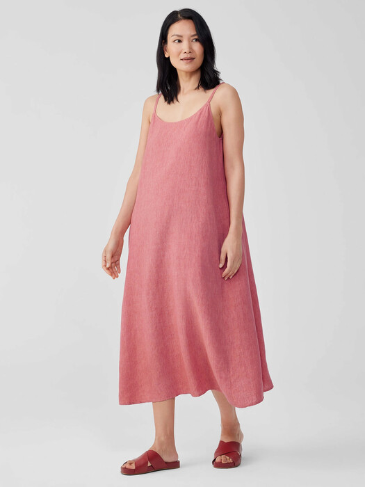 washed organic linen dlav lantern dress Washed Organic Linen Dlav Lantern Dress