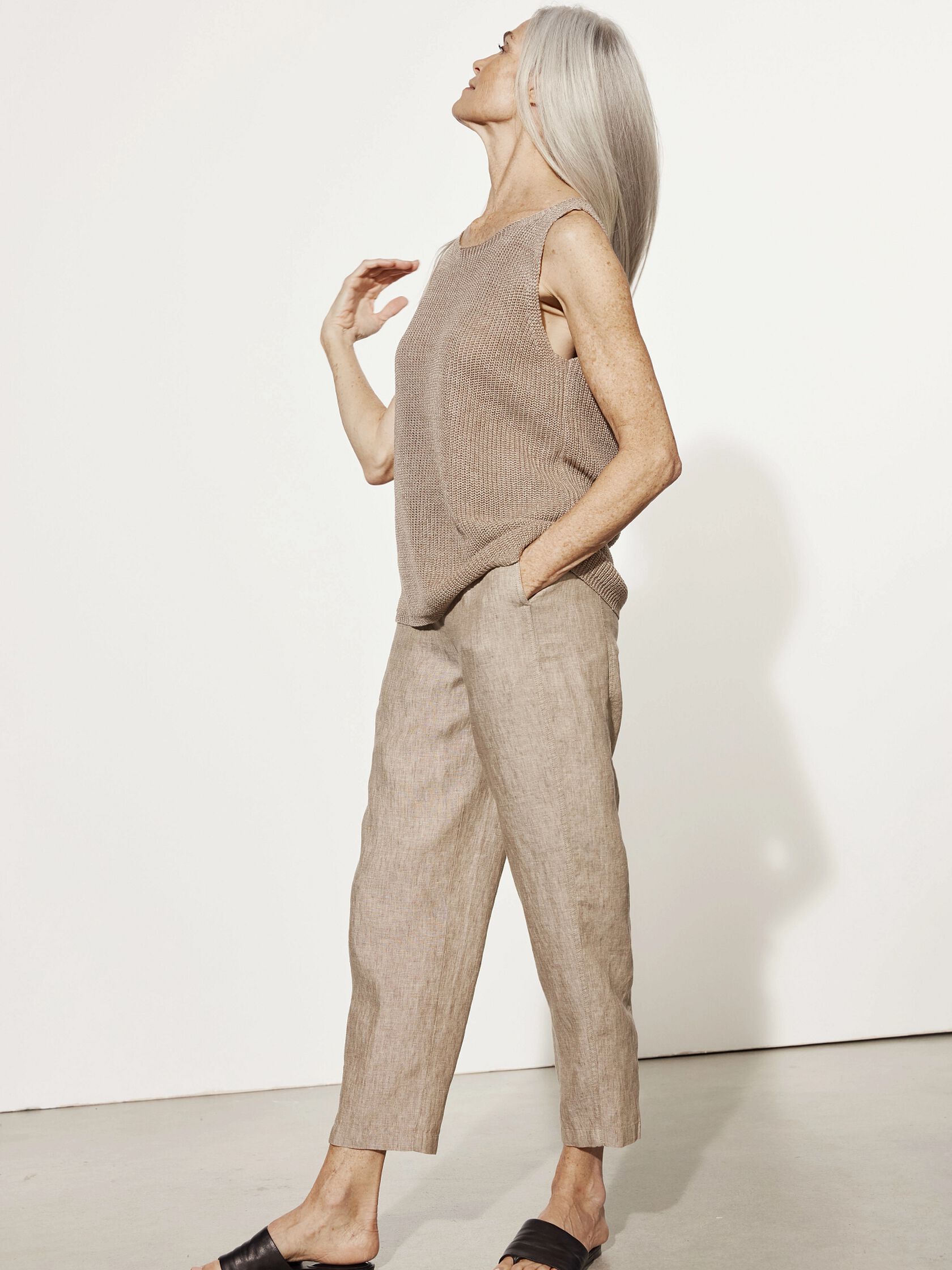 Organic Linen Melange Shell