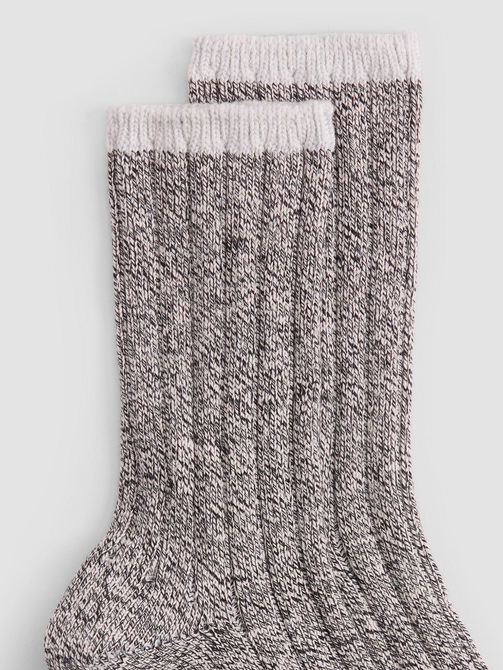 Cotton Marl Rib Sock