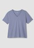 Organic Cotton Slubby Jersey V-Neck Tee