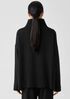 Cozy Brushed Terry Funnel Hug Neck Box-Top