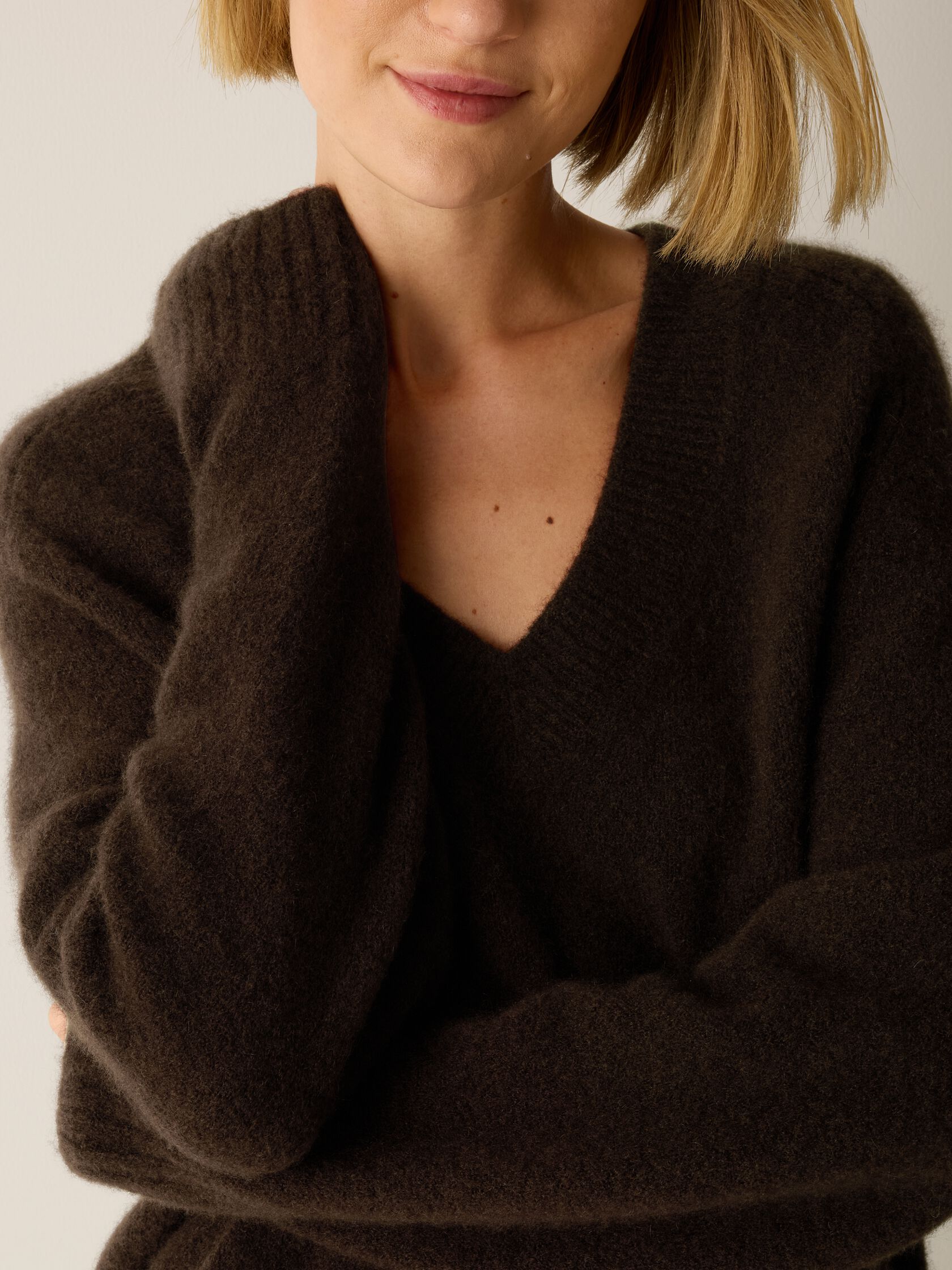 Cashmere Silk Bliss V-Neck Top