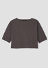 Cotton Blend Stripe Stitch Box-Top