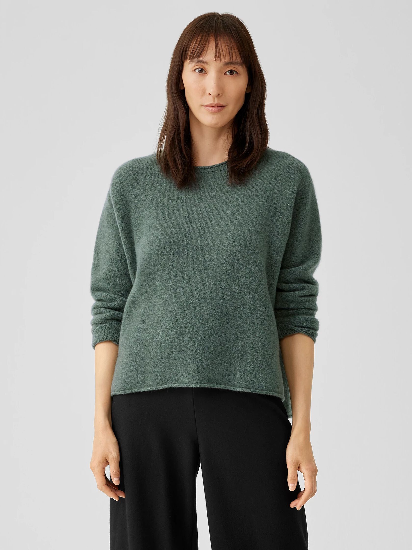 Cashmere Silk Bliss Crew Neck Top
