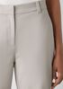 Stretch Cotton Twill Tapered Trouser Pant