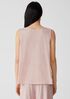 Slubby Organic Cotton Scoop Neck Sleep Tank